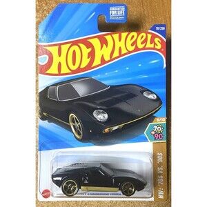 2025 Hot Wheels #78 71 Lamborghini Miura SV BLACK